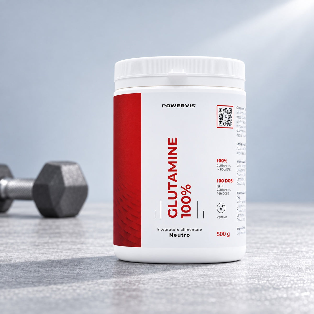 GLUTAMINE 100% - Integratore a base di Glutammina in Polvere