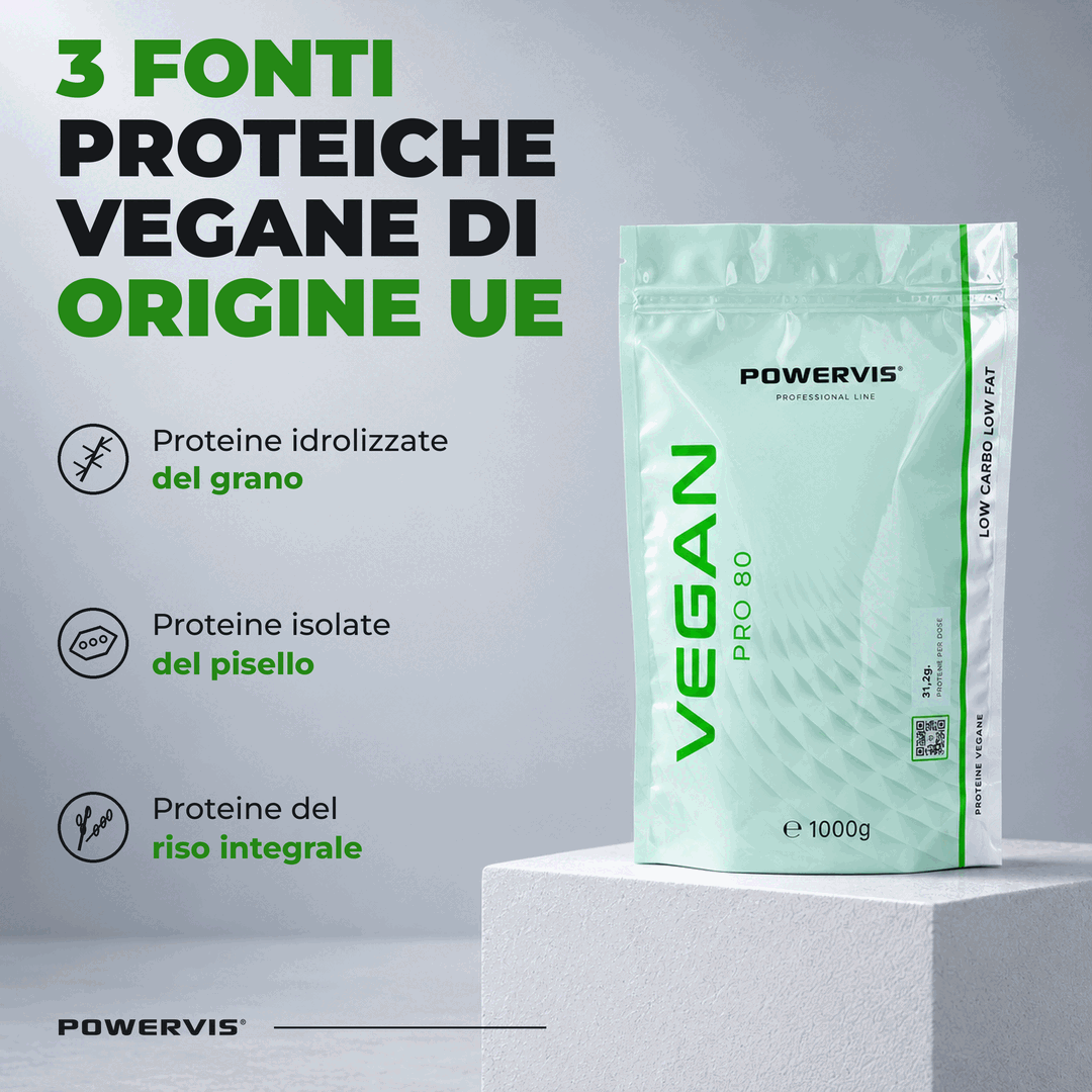 VEGAN PRO 80 - Proteine Vegane in Polvere