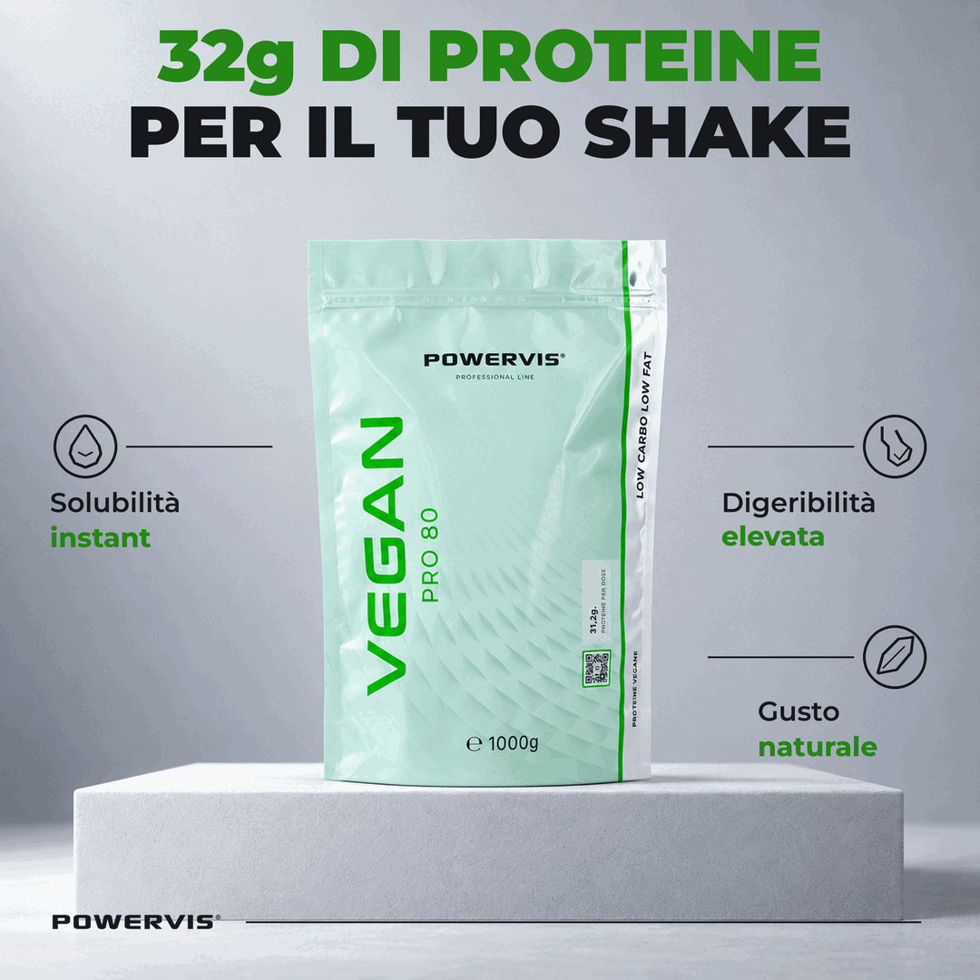 VEGAN PRO 80 - Proteine Vegane in Polvere