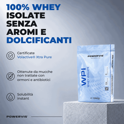 WPI - Proteine Isolate 100% Natural Certificate Volactive® XTRA PURE senza Aromi e Dolcificanti