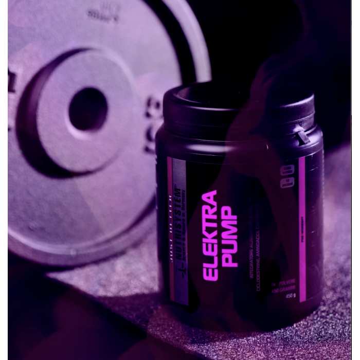 ELEKTRA PUMP - Pre workout a base di Caffeina, Aminoacidi, Ciclodestrine Cluster Dextrin™ e Vitamine