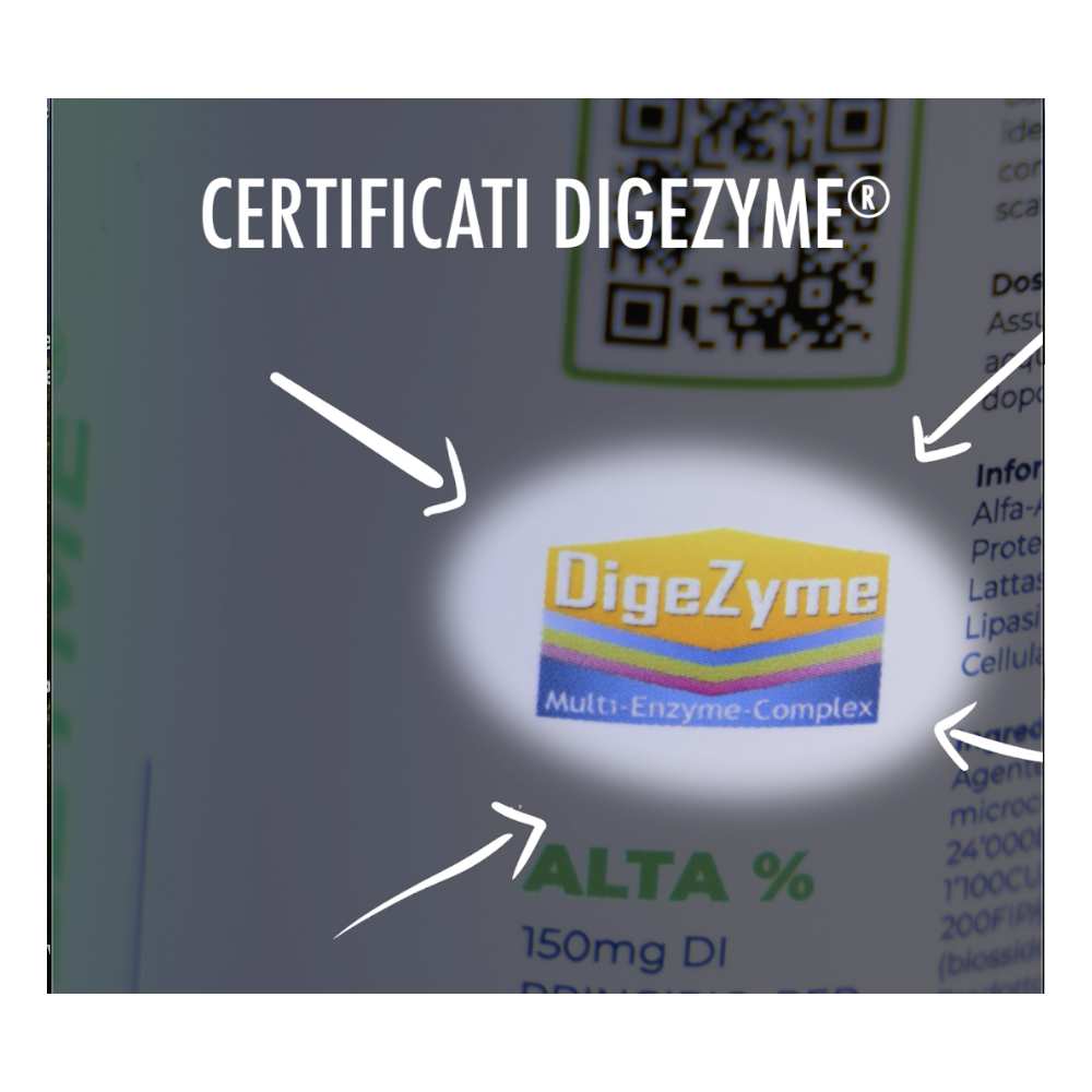 DIGEZYME® - Enzimi Digestivi in Compresse Digezyme®